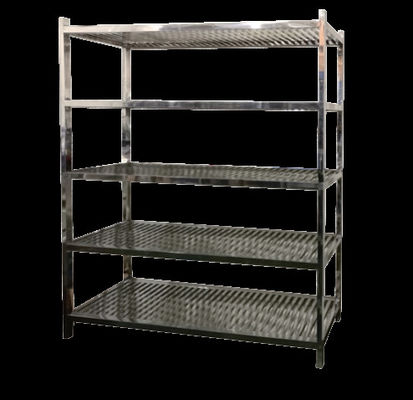 Multi Layer Medical Stainless Steel Shelf Standard Size For Hospital