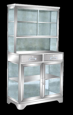 High Performance Stainless Steel Glass Cabinet For Medicine Storage