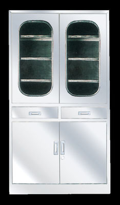 Free Standing Hospital Medicine Cabinet Hospital Medical Instrument With Window